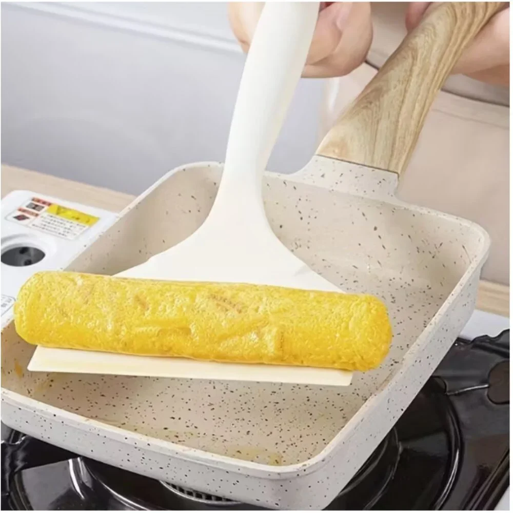 Silicone Wide Pancake Spatula Turner, Heat Resistant Flipper Spatulas BPA Free